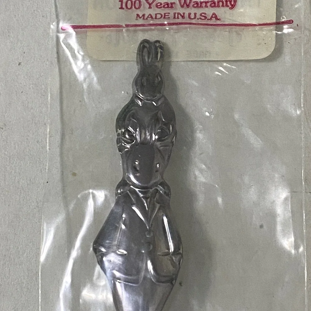 Vtg 90s Reed & Barton Royal Doulton Bunnykins Silverplate Infant Feeding Spoon